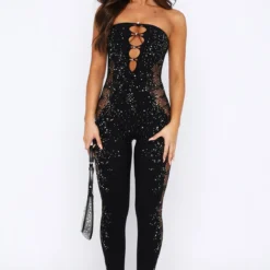 Out Of This World Jumpsuit Black -Outlet Poise Nest Store 02.06.2329705