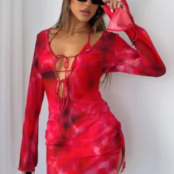 I Believed It Long Sleeve Mini Dress Magenta Floral -Outlet Poise Nest Store 023A4B4D FEC0 4BF1 AF70 EAFDA3CFC05E scaled