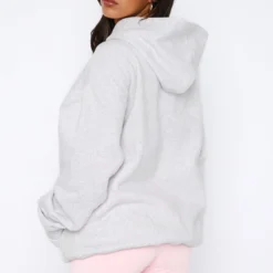 Set New Limits Oversized Hoodie Grey Marle -Outlet Poise Nest Store 04.08.2344956