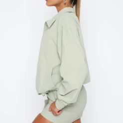 Off Duty Jacket Sage -Outlet Poise Nest Store 05.01.223144 scaled