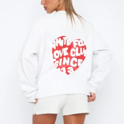 Love Club Oversized Sweater Grey Marle -Outlet Poise Nest Store 05.01.223374 scaled