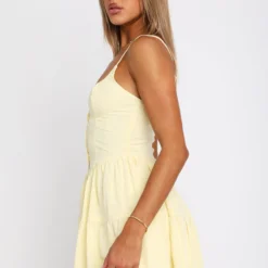 Never Been Hurt Mini Dress Lemon -Outlet Poise Nest Store 05.04.2324525