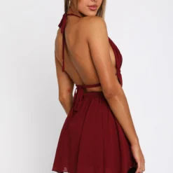 Let You Know Mini Dress Wine -Outlet Poise Nest Store 05.04.2324606