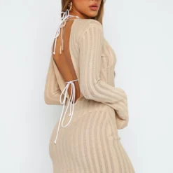 Crowded Room Mini Dress Beige -Outlet Poise Nest Store 07.07.230216