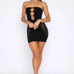 Attention Seeker Mini Dress Black -Outlet Poise Nest Store 08.09.22 2 345