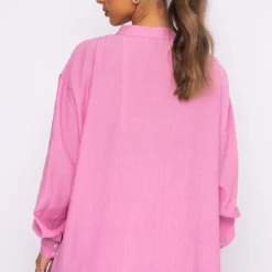 Take Me Out Shirt Pink -Outlet Poise Nest Store 08.10.21 186