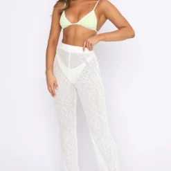 Never Too Late Pants White -Outlet Poise Nest Store 08.10.21 450