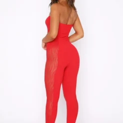 No Love Jumpsuit Red -Outlet Poise Nest Store 08.12.2216151