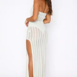 Soft Nights Maxi Dress Sage -Outlet Poise Nest Store 08.12.2217568