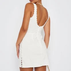 Heartless Mini Dress White -Outlet Poise Nest Store 09.03.232088