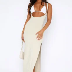 Don't Want To Be Apart Maxi Dress Stone -Outlet Poise Nest Store 11.08.2346012