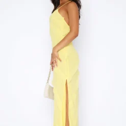 From Another World Maxi Dress Lemon Sorbet -Outlet Poise Nest Store 11.08.2346099