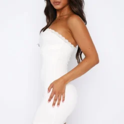 Lana Mini Dress White -Outlet Poise Nest Store 11.08.2346145