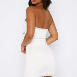 Lana Mini Dress White -Outlet Poise Nest Store 11.08.2346147