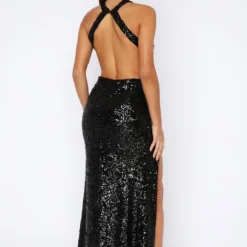 Into The Night Maxi Dress Black -Outlet Poise Nest Store 11.08.2346323 1