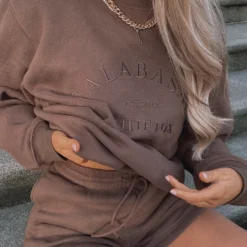 Best Of Both Oversized Sweater Chocolate