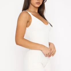 Always Loyal Knit Playsuit Off White -Outlet Poise Nest Store 18.08.22 84