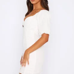 How Sweet Of You Mini Dress White -Outlet Poise Nest Store 18.08.2349588