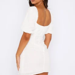 How Sweet Of You Mini Dress White -Outlet Poise Nest Store 18.08.2349591