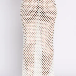 See Me Now Crochet Maxi Skirt Off White -Outlet Poise Nest Store 19.01.231609