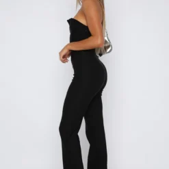 Stand On My Own Strapless Jumpsuit Black -Outlet Poise Nest Store 20.07.23 240597