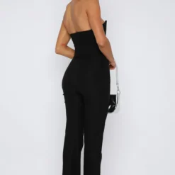 Stand On My Own Strapless Jumpsuit Black -Outlet Poise Nest Store 20.07.23 240600