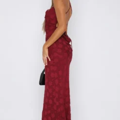 Made For Me Maxi Dress Wine -Outlet Poise Nest Store 20.07.23 240857