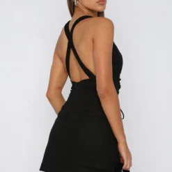 She's The Moment Mini Dress Black -Outlet Poise Nest Store 20.07.23 242329