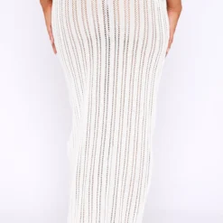 Bittersweet Maxi Skirt White -Outlet Poise Nest Store 20.10.2210502