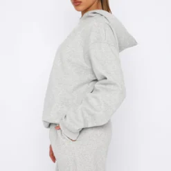 Future Forward Oversized Hoodie Dark Grey Marle -Outlet Poise Nest Store 22.06.2335311