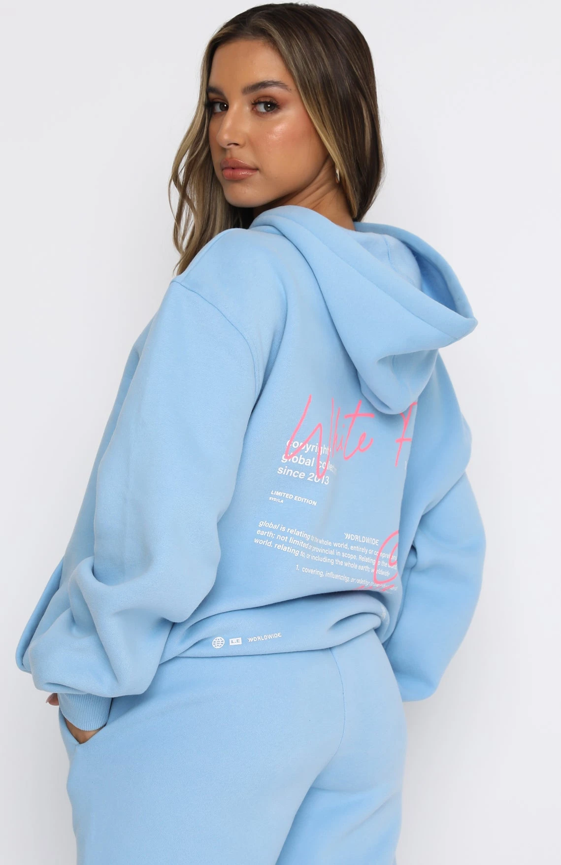 The New Way Hoodie Baby Blue 3 The New Way Hoodie Baby Blue - Image 3