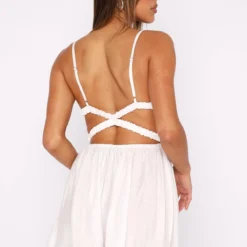 Meet You There Playsuit White -Outlet Poise Nest Store 27.07.2343409