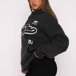 Bring You Around Oversized Hoodie Charcoal -Outlet Poise Nest Store 27.07.2343736