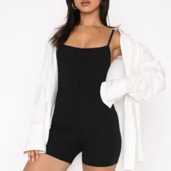 Clearly Into You Playsuit Black -Outlet Poise Nest Store 30.06.22 476