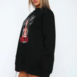 Situationship Oversized Sweater Black -Outlet Poise Nest Store 31.05.2322792