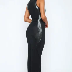 The Dr Mitchell Kim Maxi Dress Obsidian -Outlet Poise Nest Store 31.05.2322848