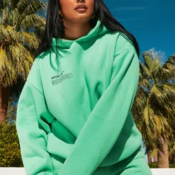She's A Baddie Hoodie Jolly Green -Outlet Poise Nest Store A23I3533 scaled