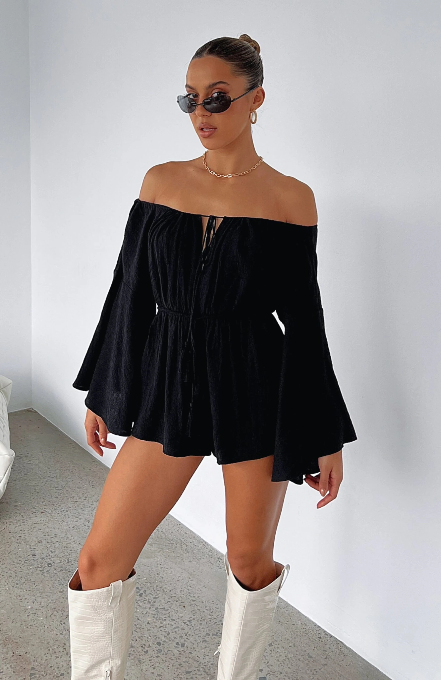 Another Night Playsuit Black 1 Another Night Playsuit Black