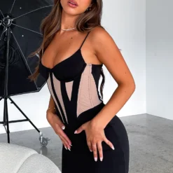 Chain My Heart Mini Dress Black -Outlet Poise Nest Store CHAIN MY HEART DRESS 14.03.2023 003