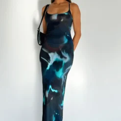 Crave You Maxi Dress Ocean Aura