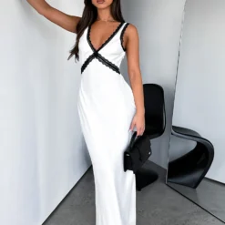 Event Ready Maxi Dress White -Outlet Poise Nest Store EVENT READY DRESS 05.05.23 10