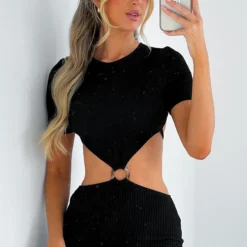 Exclusively Mine Mini Dress Black