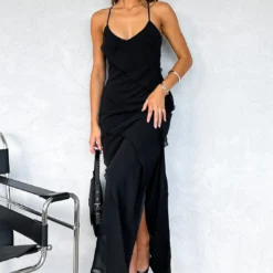 From Another World Maxi Dress Black