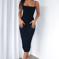 Full Of Flavour Midi Dress Black