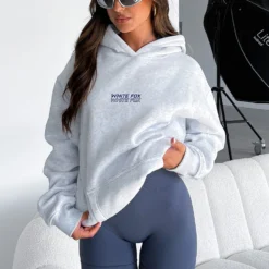 In Transit Oversized Hoodie Grey Marle -Outlet Poise Nest Store IMG 0400