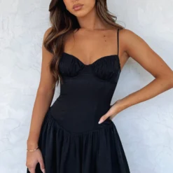 Take My Advice Mini Dress Black