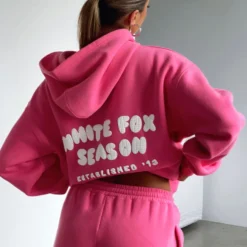 The Main Season Oversized Hoodie Hot Pink