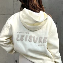 Leisure Series Oversized Hoodie Cream