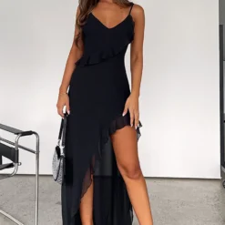 End Of The Road Maxi Dress Black