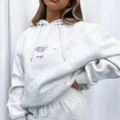 The New Way Hoodie Grey Marle